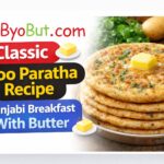 Classic 🧈 Aloo Paratha Recipe – Punjabi Breakfast With Butter